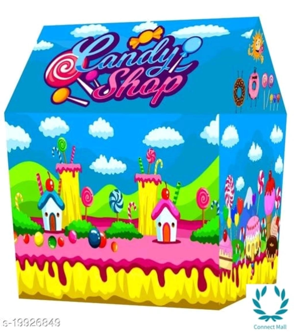  Studio Circus House Kids Tent - Free Size, Blue, Poly Cotton, Tent, MultiPack :1